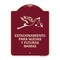 Signmission Estacionamento Para Nuevas Y Futuras Mamas Heavy-Gauge Aluminum Sign, 24" x 18", BU-1824-24091 A-DES-BU-1824-24091 - alternate 1